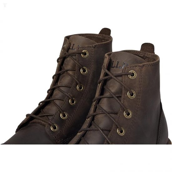L.L.Bean Bucksport Work Boot Cap Toe Coffee Bean ID-xYPzpatA