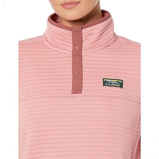 L.L.Bean Petite Airlight Knit Pullover Blush Heather ID-TJL8590E
