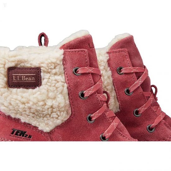 L.L.Bean Rangeley Sherpa Boot (Toddler/Little Kid/Big Kid) Faded Rose/Burgundy ID-sYJXzH2l