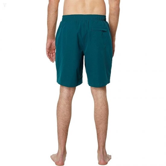 L.L.Bean Vacationland Stretch Swim Trunks 2.0 Solid Dark Pine ID-cs7x5CSY
