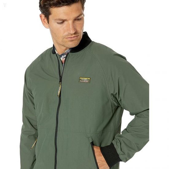 L.L.Bean 3 Season Bomber Jacket Regular Thyme ID-VGOLoAgO