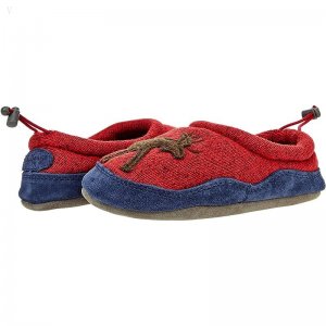 L.L.Bean Sweater Fleece Slipper Motif (Toddler/Little Kid/Big Kid) Deep Garnet Moose ID-KtDdzQ86