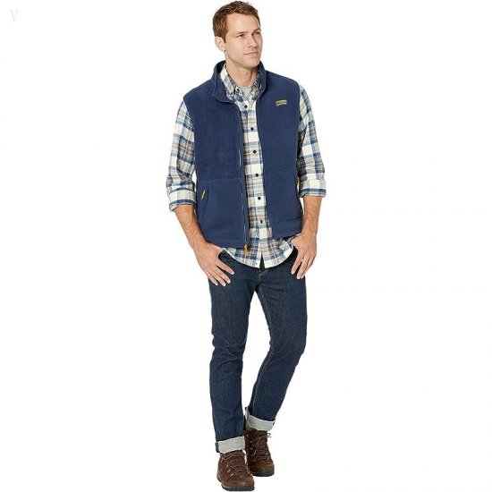 L.L.Bean Mountain Classic Fleece Vest Nautical Navy ID-VVE2EkHj