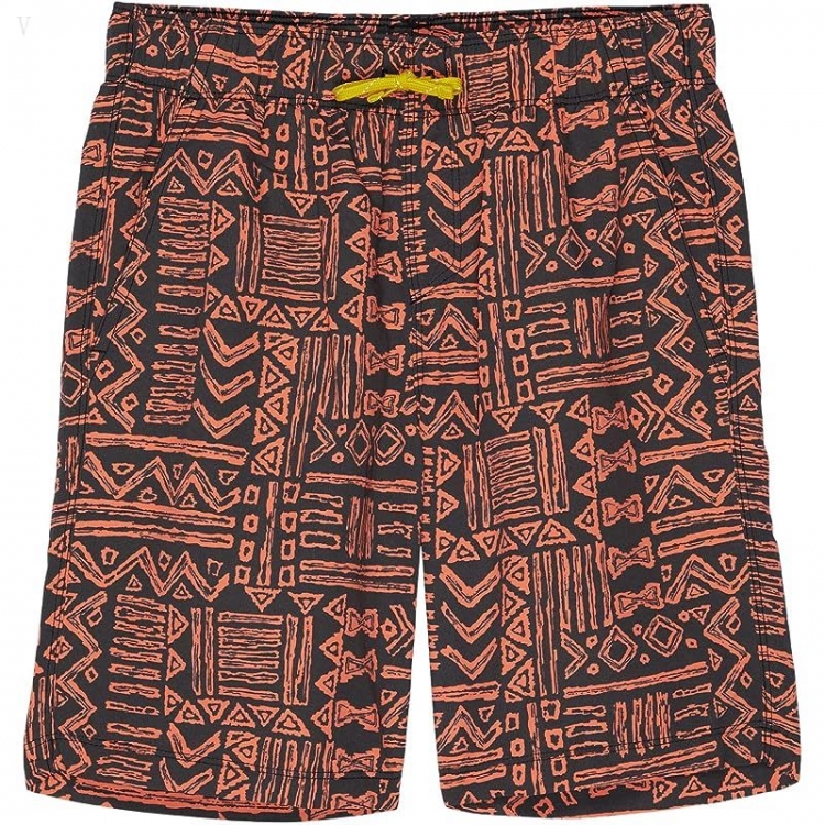 L.L.Bean Stowaway Shorts Print (Big Kids) Ember Geo ID-Yes7IG7z - Click Image to Close
