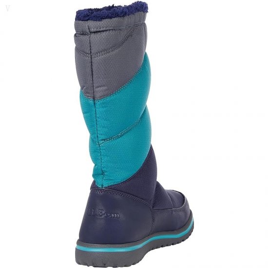 L.L.Bean Ultralight Water Resistant Snow Boot Tall (Toddler/Little Kid/Big Kid) Bright Navy/Blue Pine ID-o1wq1DTt