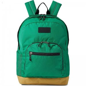 L.L.Bean Mountain Classic School Backpack Kelly Green/Canyon Khaki ID-v0OXxaiL