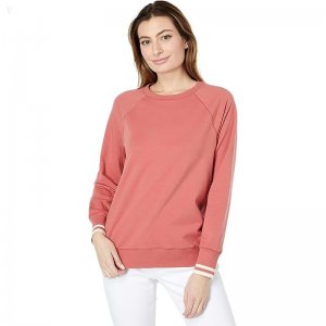 L.L.Bean 24/7 Sweats Crew Sienna Brick ID-aQE646gI