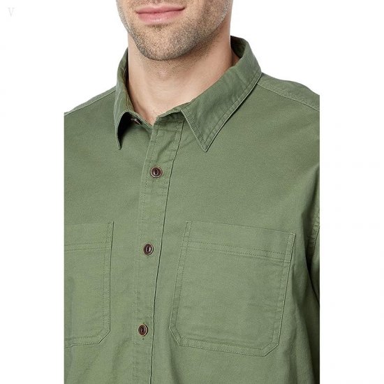 L.L.Bean BeanFlex Twill Shirt Long Sleeve Traditional Fit Sage ID-qV0UPgQv