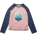 L.L.Bean Organic Baseball Tee (Big Kids) Blush Horizon ID-mbP3OSPh