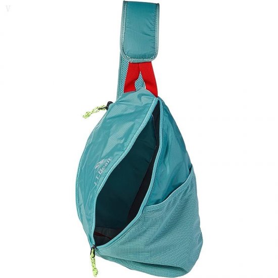 L.L.Bean Stowaway Sling Pack Ocean Teal ID-lbbWuHal