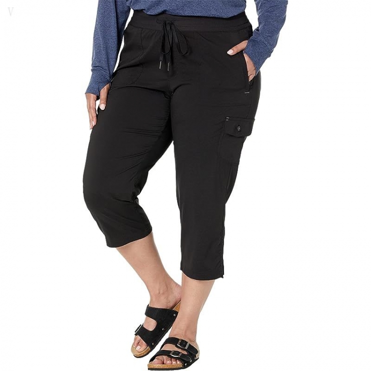 L.L.Bean Vista Camp Pants Crop Classic Black ID-utif8cy0 - Click Image to Close
