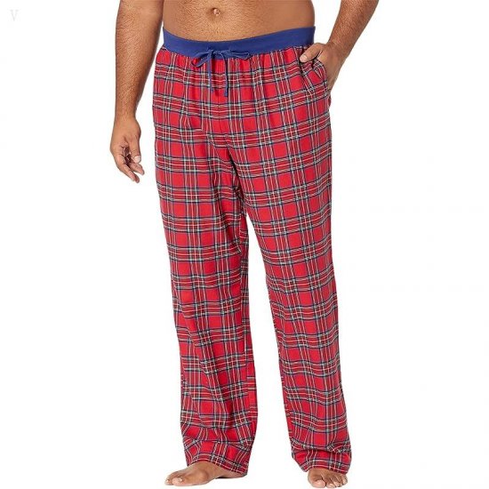 L.L.Bean Camp Pajamas Set Tall Deep Marine Blue ID-6UZFad4D