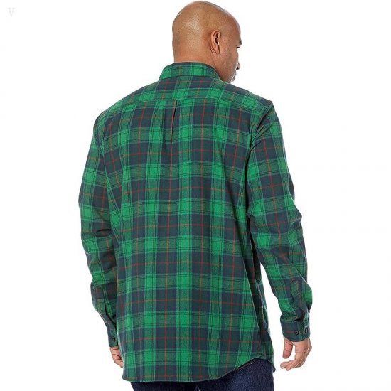 L.L.Bean Scotch Plaid Flannel Traditional Fit Shirt - Tall Cranston ID-WExLXy8u