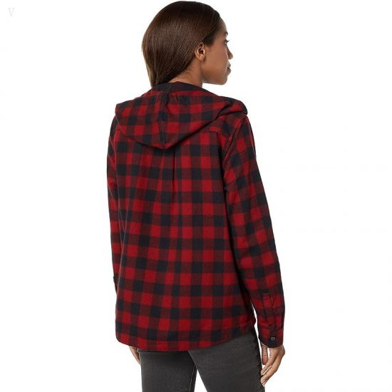L.L.Bean Scotch Plaid Flannel Relaxed Fit Hoodie Rob Roy ID-udjQfBUw