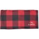 L.L.Bean Fleece Lined Neck Gator Print Classic Red Buffalo ID-ebJw36nw