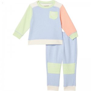 L.L.Bean Athleisure Sweat Set (Infant) Malibu Color-Block ID-Hd2V84zc