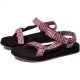 L.L.Bean Maine Isle 4 Point Sandal Print Mineral Red Gingham ID-b7uBNoP1