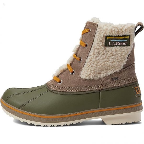 L.L.Bean Rangeley Pac Boot Ankle Water Resistant Insulated Taupe/Natural ID-sLmgT2om
