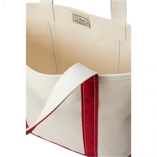 L.L.Bean Boat and Tote Medium Red Trim ID-qh3Oxqga