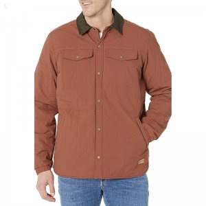 L.L.Bean Insulated Utility Shirt Jacket - Tall Dark Barley ID-U6OiCD6p