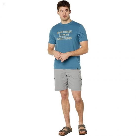 L.L.Bean Hunter\'s Graphic Tee Regular Iron Blue ID-AIR4mros