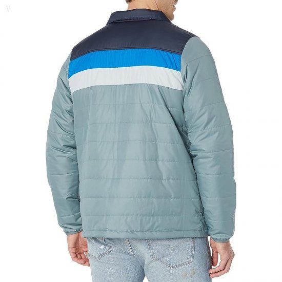 L.L.Bean Mountain Classic Puffer Jacket Color-Block - Tall Forest Gray/Carbon Navy ID-8TRVoiMm
