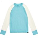 L.L.Bean Unshrinkable Mini Waffle Long Sleeve (Little Kids) Sea Blue/Sailcloth ID-Dnx5g2qx