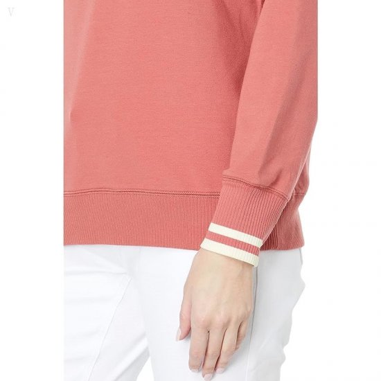 L.L.Bean 24/7 Sweats Crew Sienna Brick ID-aQE646gI