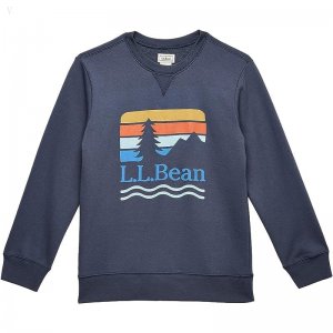 L.L.Bean Athleisure Top (Big Kids) Carbon Navy ID-EG8Wx6XO