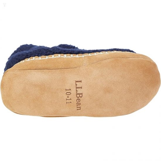 L.L.Bean Cozy Slipper Bootie (Toddler/Little Kid/Big Kid) Bright Navy ID-1udMAYpA