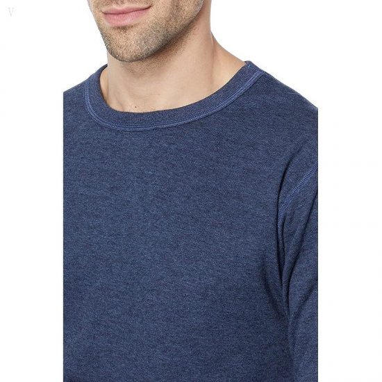 L.L.Bean Double Layer Thermal Crew Neck Dark Indigo ID-y6FIPxdb