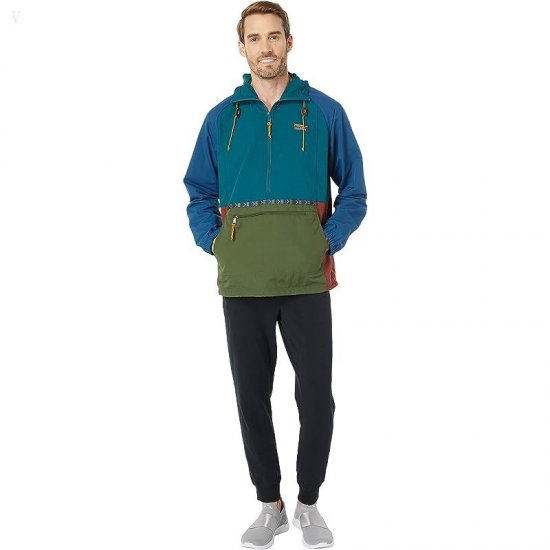 L.L.Bean Mountain Classic Anorak Multicolor Spruce/Tuscan Olive ID-4FBK6iyS