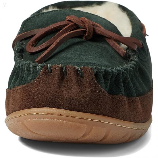 L.L.Bean Wicked Good Moccasins Black Spruce/Chocolate ID-QJIKHHAh