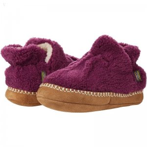 L.L.Bean Cozy Slipper Bootie (Toddler/Little Kid/Big Kid) Plum Grape ID-UD2vHStc