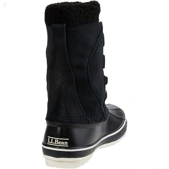 L.L.Bean Snow Boot Lace-Up Black/Sailcloth ID-7P4yUV9Y