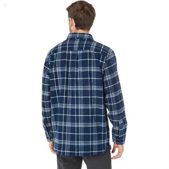 L.L.Bean Chamois Shirt Plaid Regular Iron Blue ID-2LgCbZ1T
