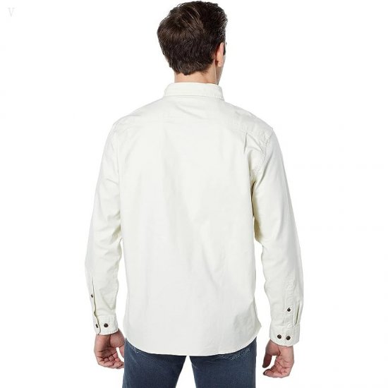 L.L.Bean BeanFlex Twill Shirt Long Sleeve Traditional Fit Pale Khaki ID-gAvGEP2a