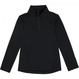 L.L.Bean Wicked Warm Expedition Underwear Top (Big Kids) Black ID-SwYe0kNS