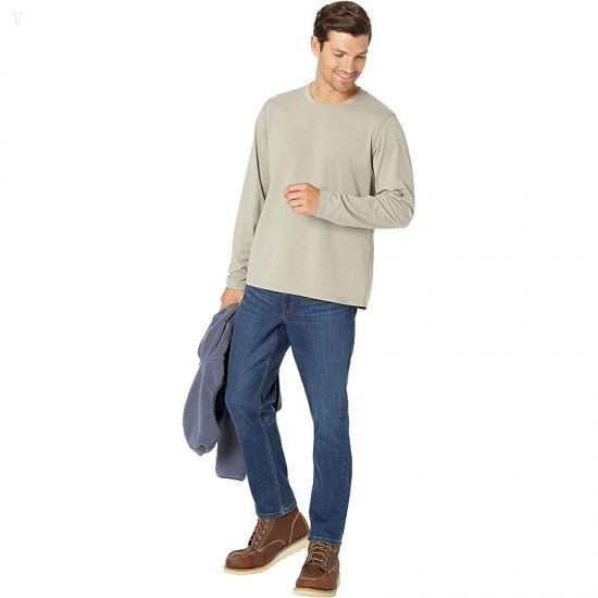 L.L.Bean Insect Shield Field Tee Long Sleeve Dusty Sage ID-jIINu73J