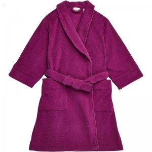 L.L.Bean Fleece Robe (Big Kids) Plum Grape ID-i32ZvOZN