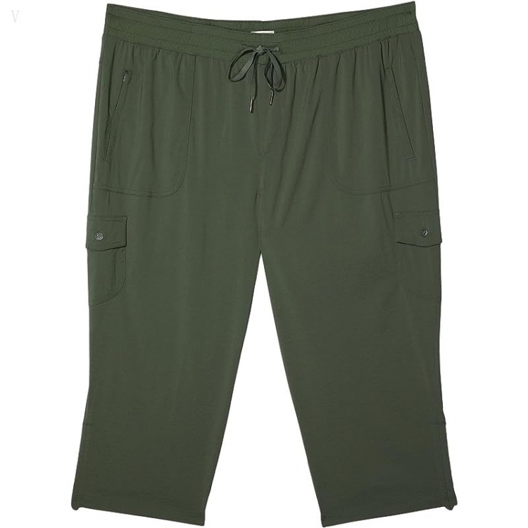L.L.Bean Plus Size Vista Camp Pants Crop Thyme ID-RqlfTTHJ - Click Image to Close