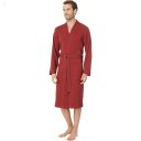 L.L.Bean Comfort Waffle Robe Regular Cabin Red ID-auUSmAth