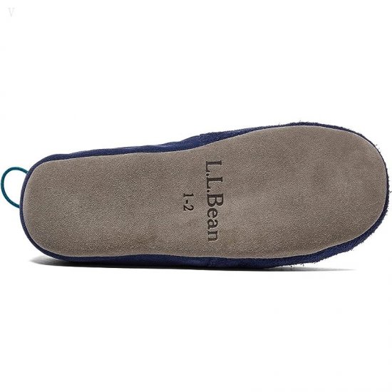 L.L.Bean Sweater Fleece Slipper Motif (Toddler/Little Kid/Big Kid) Teal Blue S\'Mores ID-tfaTaVNA