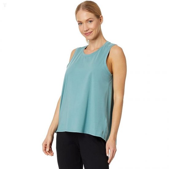 L.L.Bean Beyond Soft Pleat-Back Tank Sea Pine ID-fToIRE3E