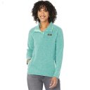 L.L.Bean Tumbled Sherpa 1/4 Snap Pullover Warm Teal ID-nxSZfK83