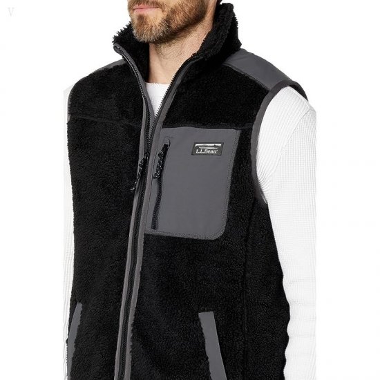 L.L.Bean Bean\'s Sherpa Vest Regular Black ID-6MuNoiWe
