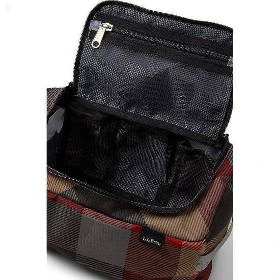 L.L.Bean Personal Organizer Toiletry Kit Print Apple Cinnamon ID-GQc1GLpM