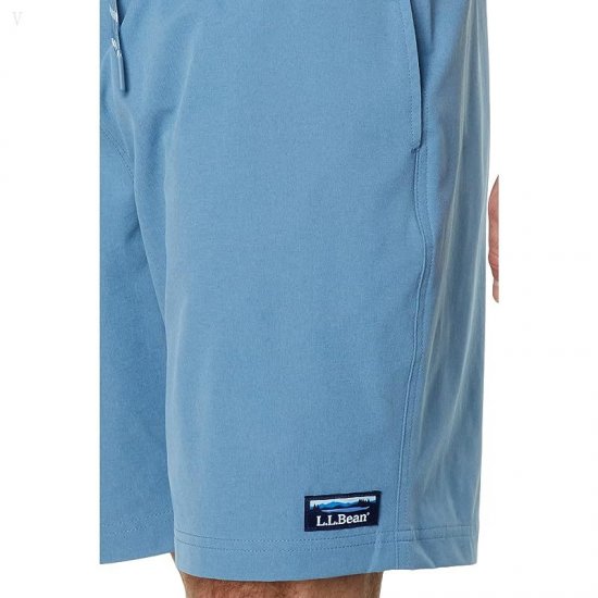 L.L.Bean Vacationland Stretch Swim Trunks 2.0 Solid Bayside Blue ID-zos2xmG4