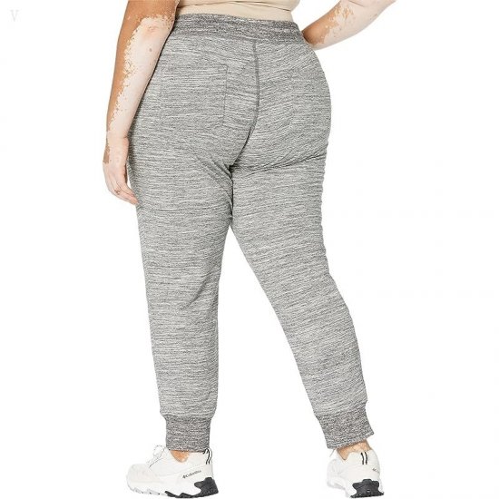 L.L.Bean Plus Size Bean\'s Cozy Joggers Marled Light Gray Marl ID-lrGujBhr