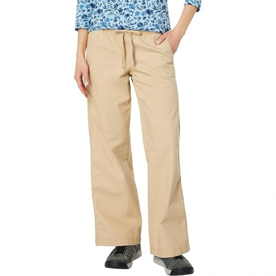 L.L.Bean Lakewashed Pull-On Wide Leg Pants Boulder ID-5DxOq60n